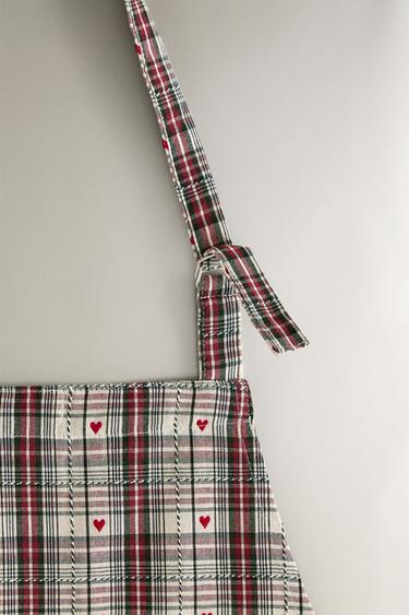 TABLIER CŒURS NOËL - Rouge de Zara - Image 1