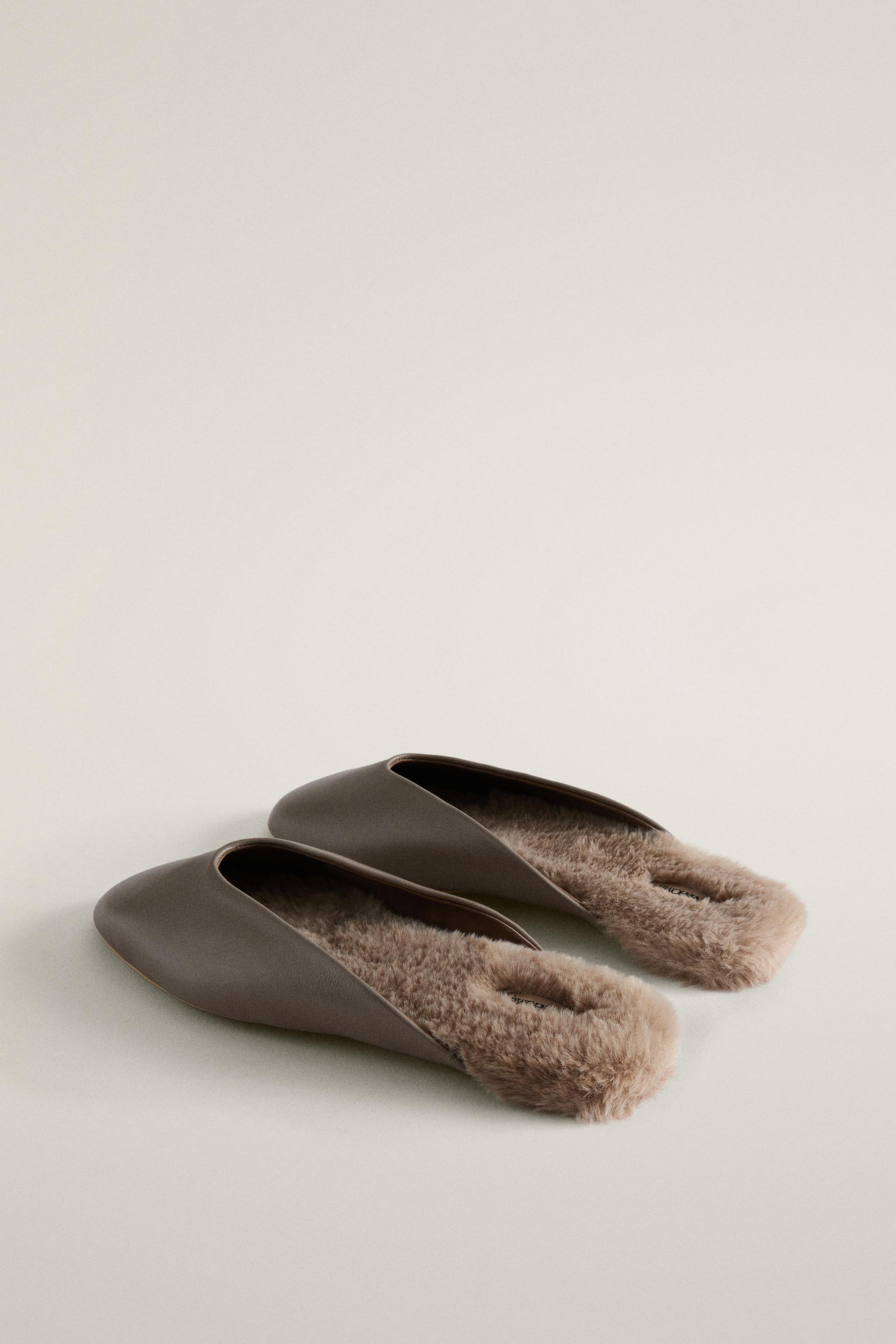 MULE EN CUIR CHAUD