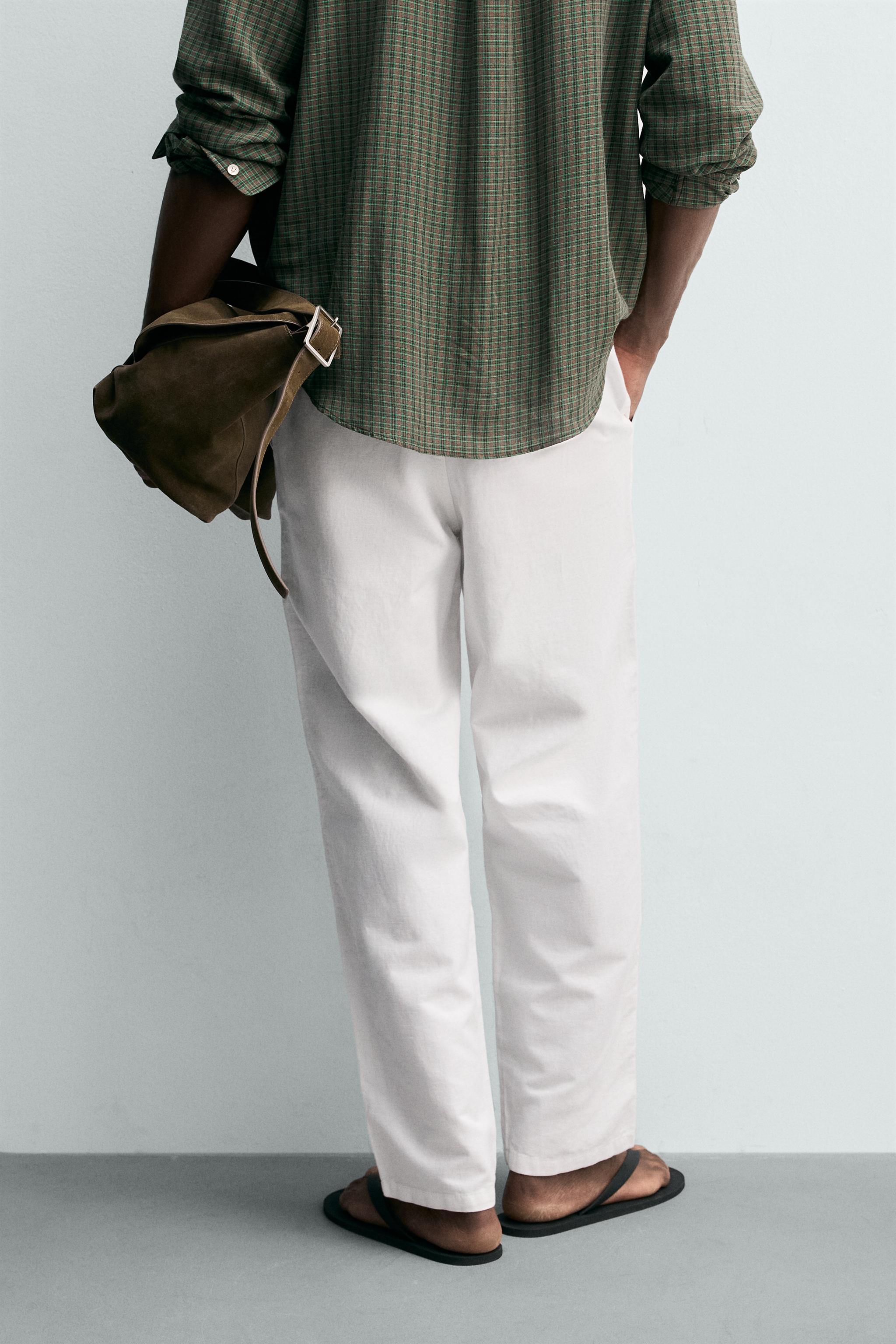 FLOWING STRAIGHT-LEG TROUSERS