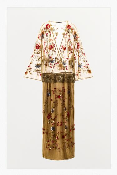 VESTIT FIL METAL·LITZAT GRANADURES - Or de Zara