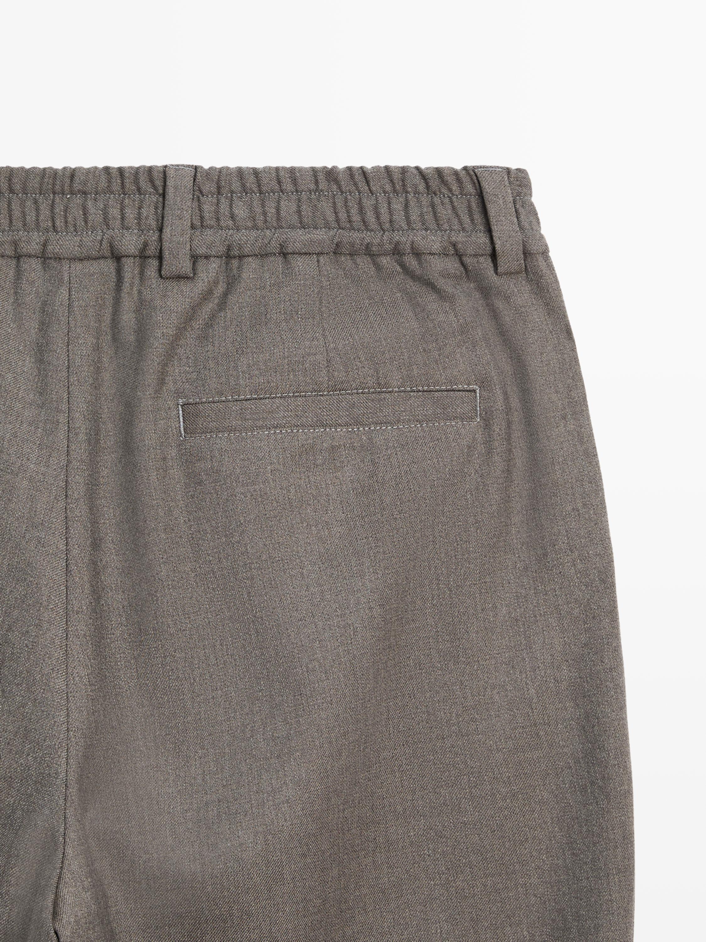Cool wool blend trousers