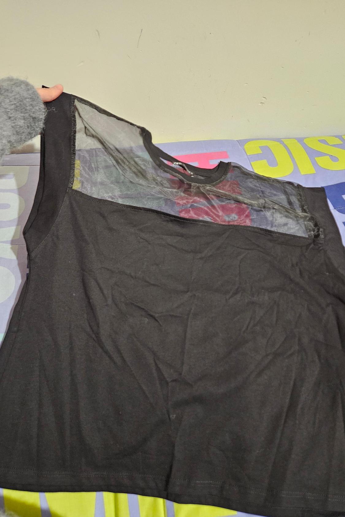 ORGANZA CONTRAST T-SHIRT - Image 3