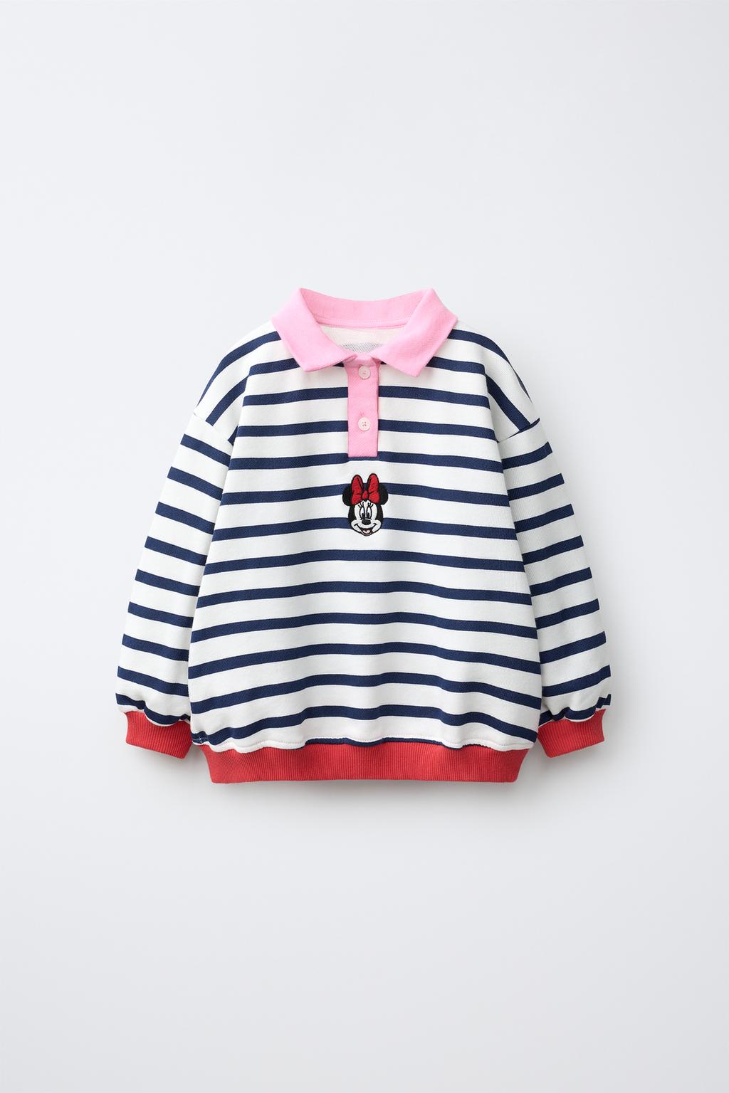 Zara Minnie Mouse © Disney zolaqlı polo