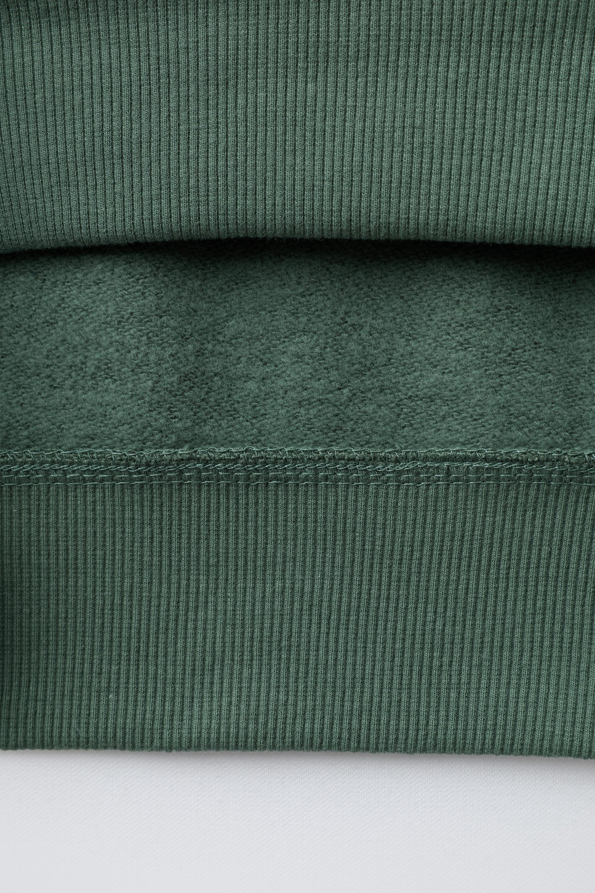 TEXT JOGGER PANTS AND SWEATSHIRT SET - Mid-green | ZARA Canada