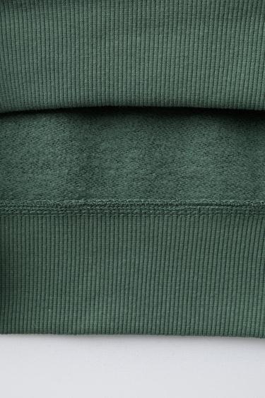 SLOGAN SWEATSHIRT AND JOGGERS SET - Mid-green by Zara - Image 6