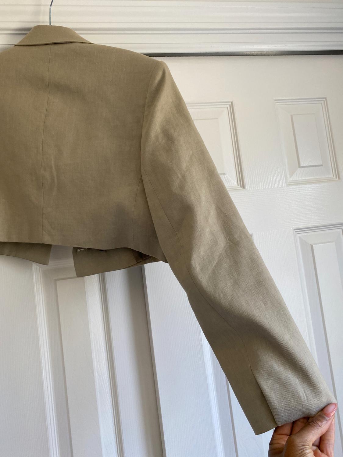 BLAZER CROP CON LINO - Image 8