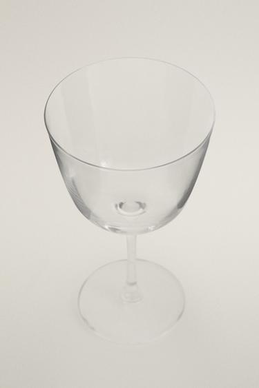 VERRE À PIED CRISTALLIN - Transparent de Zara - Image 1