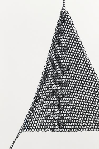 SOUTIEN-GORGE TRIANGULAIRE CHAÎNE - Argent de Zara - Image 4