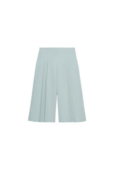 BERMUDA PINZAS - Verde agua de Zara