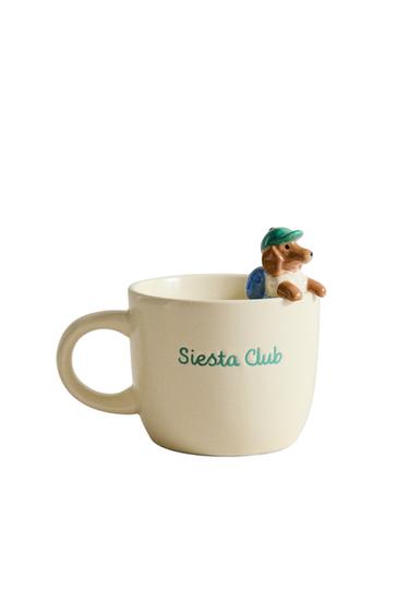 TAZZA PER BAMBINI CANE IN CERAMICA - Multicolore di Zara