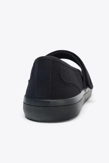BALLERINES À BRIDE EN TISSU - Noir de Zara - Image 6