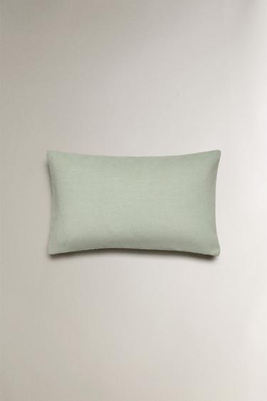VELVET CUSHION COVER - Light blue by Zara - Image 2