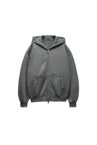 OVERSIZE ZIP-UP HOODIE