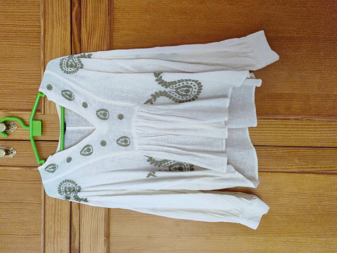 EMBROIDERED COTTON BLOUSE - Image 2