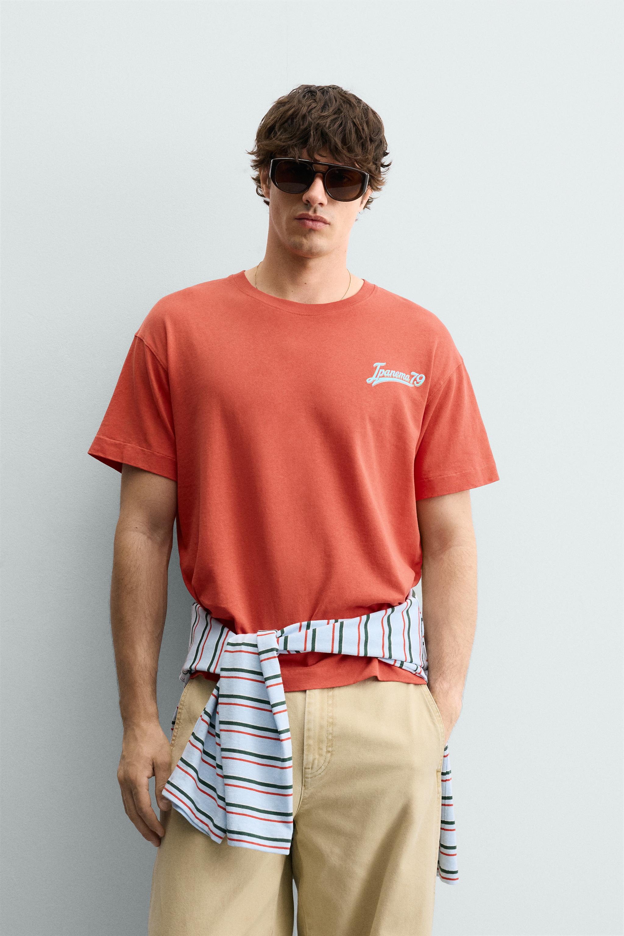 IPANEMA WASHED T-SHIRT — Orange