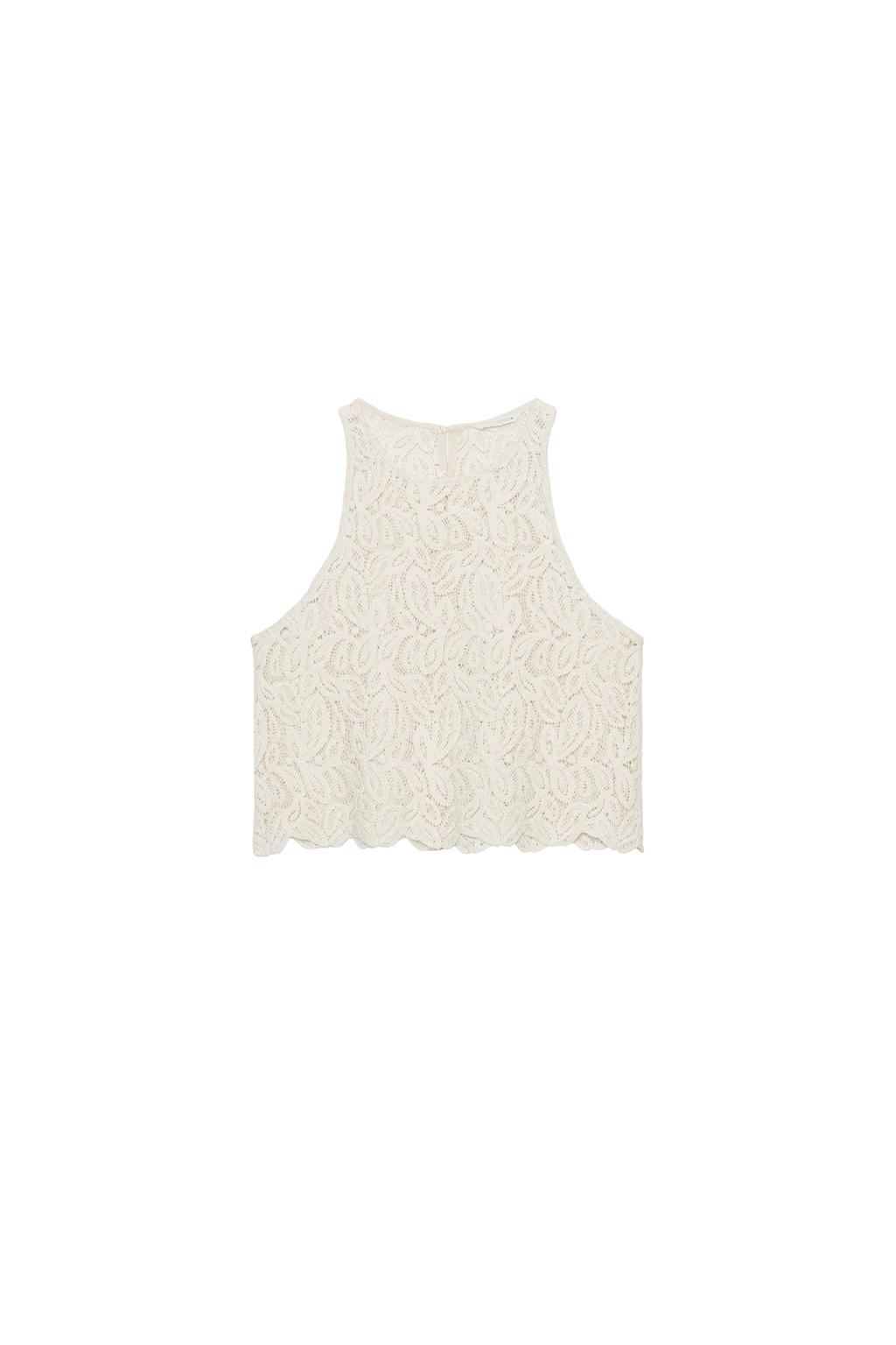 CROCHET CROP TOP - image 3