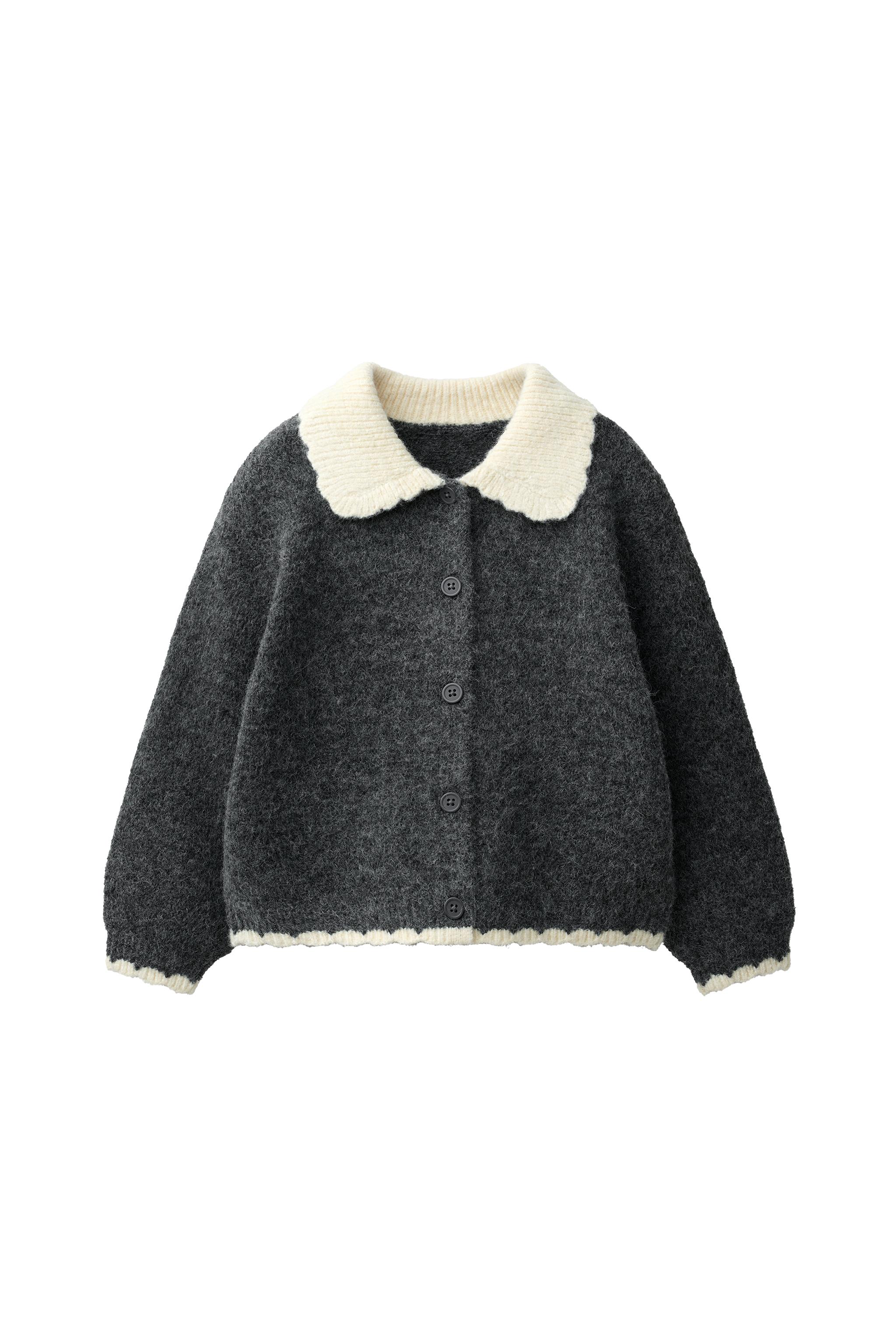 CHAQUETA PUNTO CUELLO BOBO
