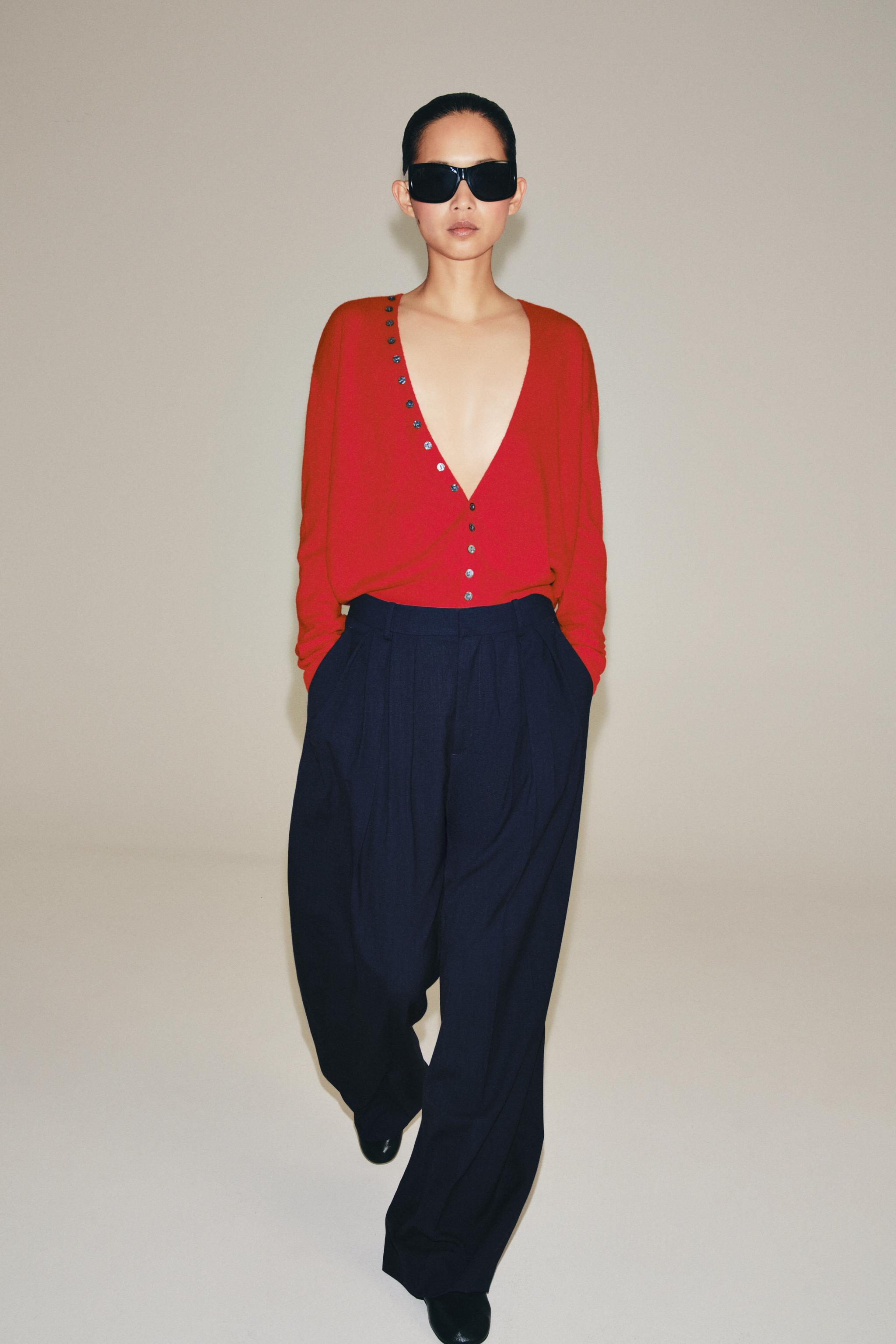 GILET 100 % LAINE EXTRA DOUX À COL EN V