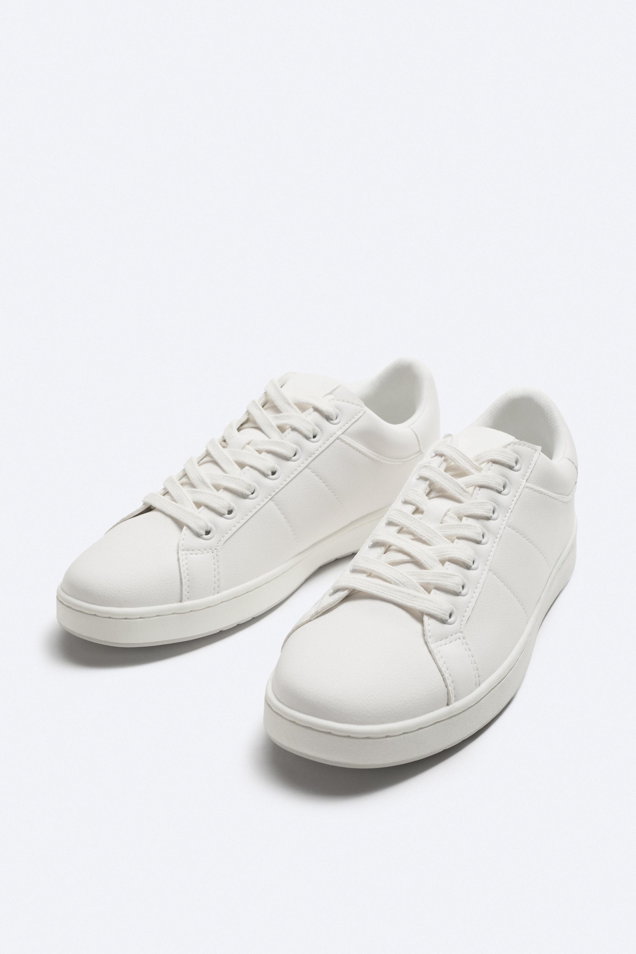 Tenis branco hot sale zara masculino