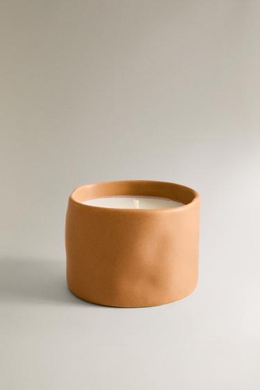 (150 G) LOTUS BLOOM SCENTED CANDLE - Violet by Zara - Image 1