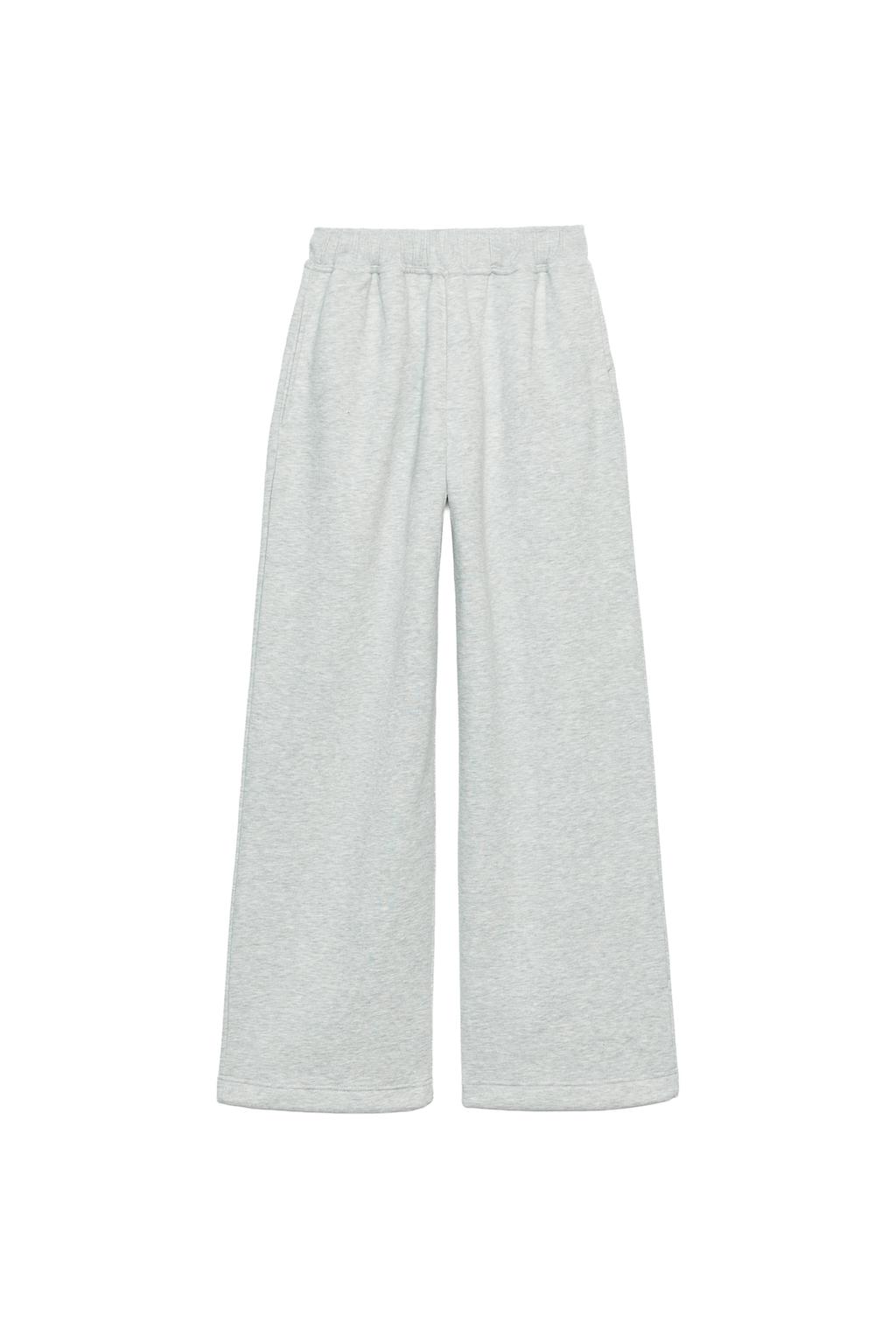 Basic Plush Trousers - Grey Marl by Zara