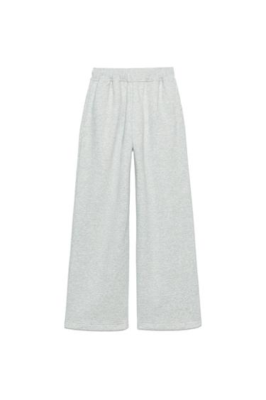 PANTALÓN FELPA BÁSICO - Gris vigoré de Zara