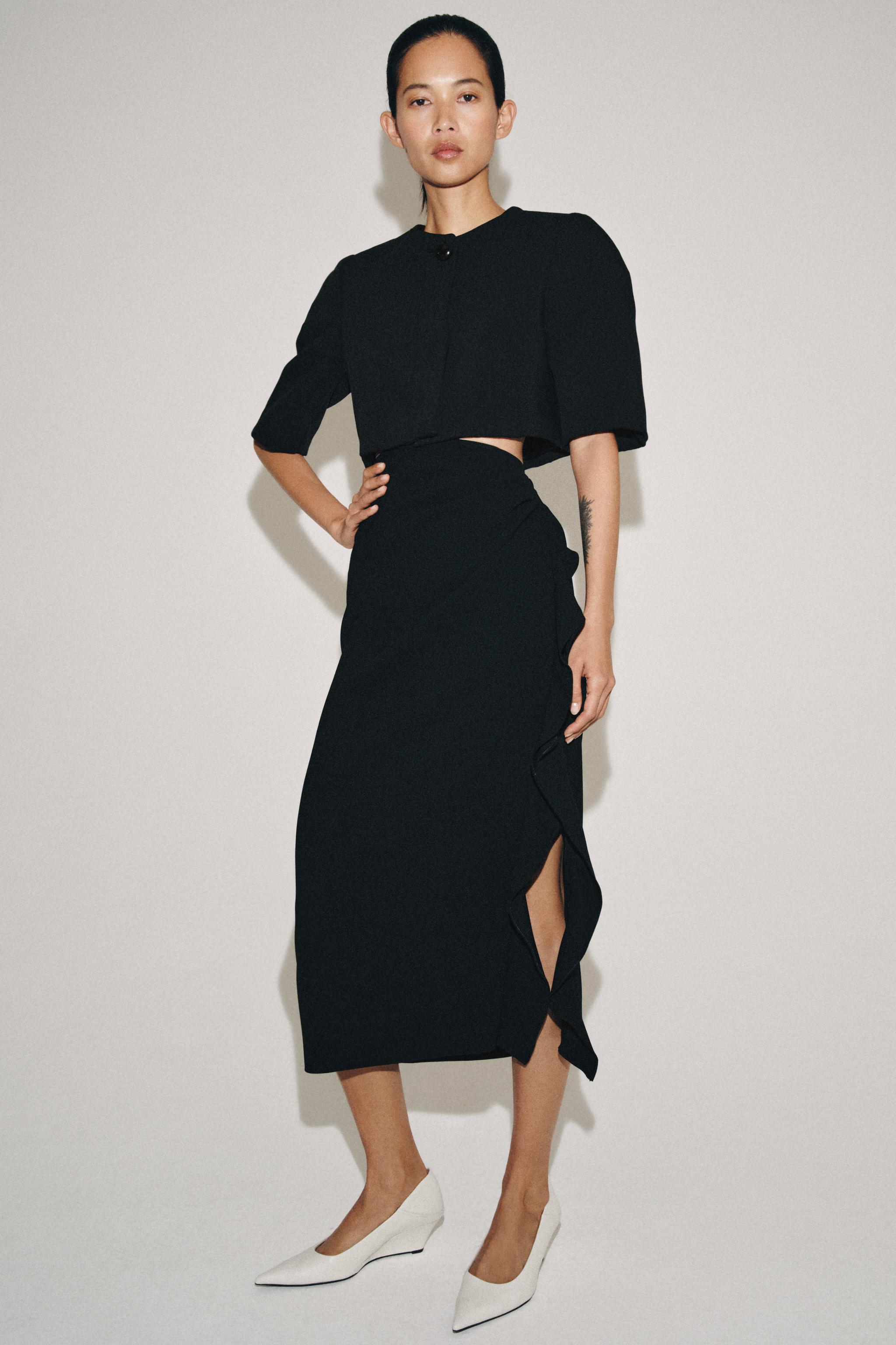 ZW COLLECTION CROP BLAZER - Görsel 5
