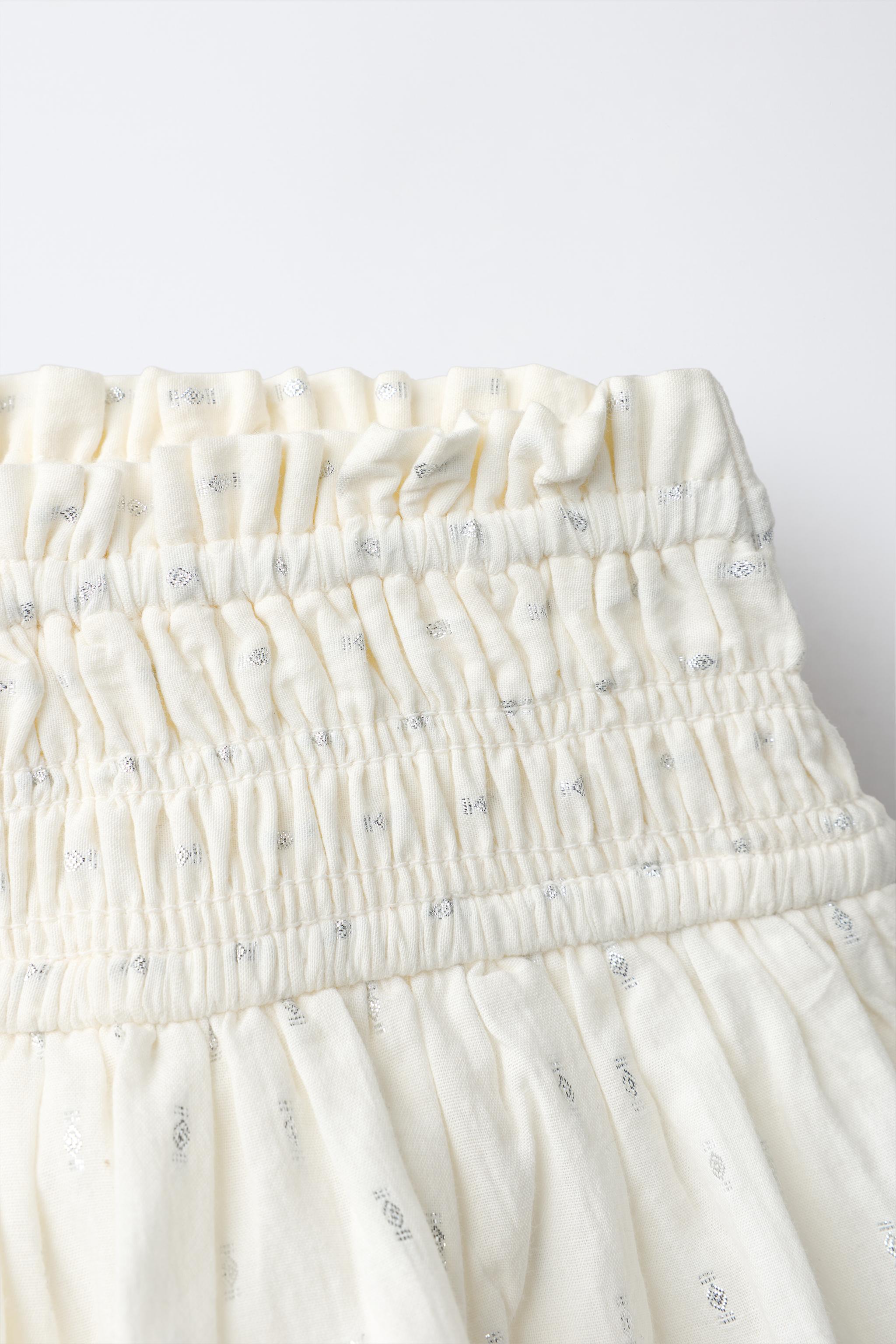 Детские юбки Zara SHINY RUFFLE SKIRT — фото 3