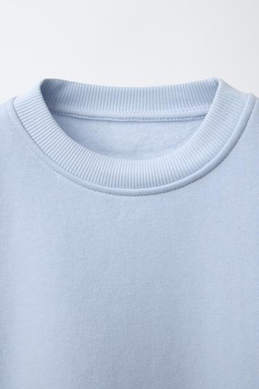 SWEAT UNI - Bleu clair de Zara - Image 4