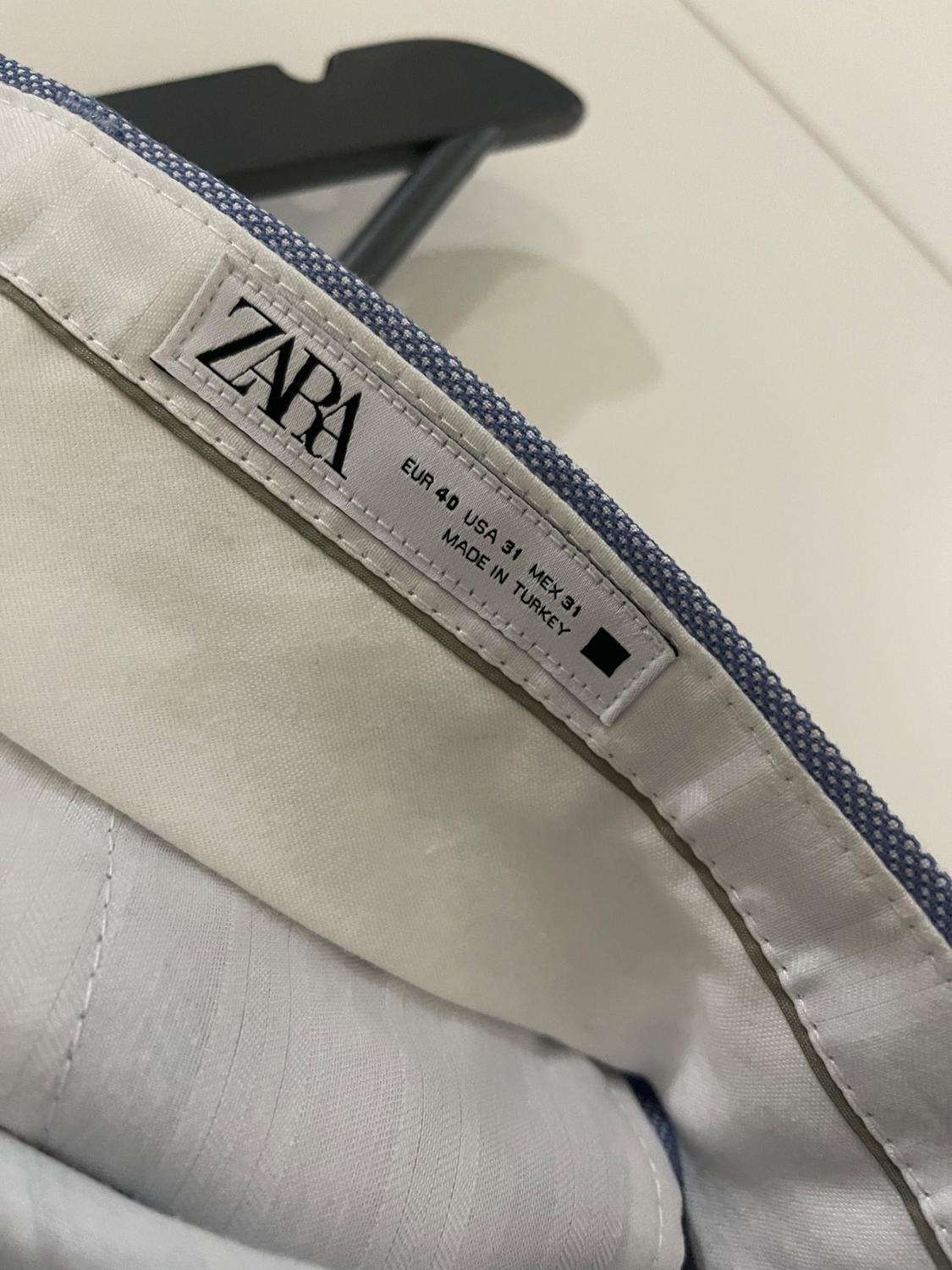 BIRD’S-EYE TEXTURED SUIT TROUSERS