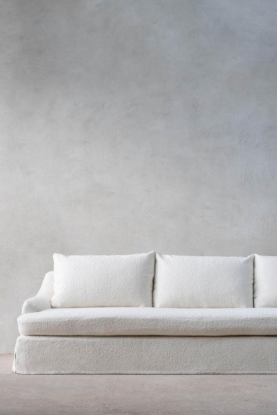 FUNDA DE SOFA BOUCLE 01 - Crudo de Zara - Imagen 0