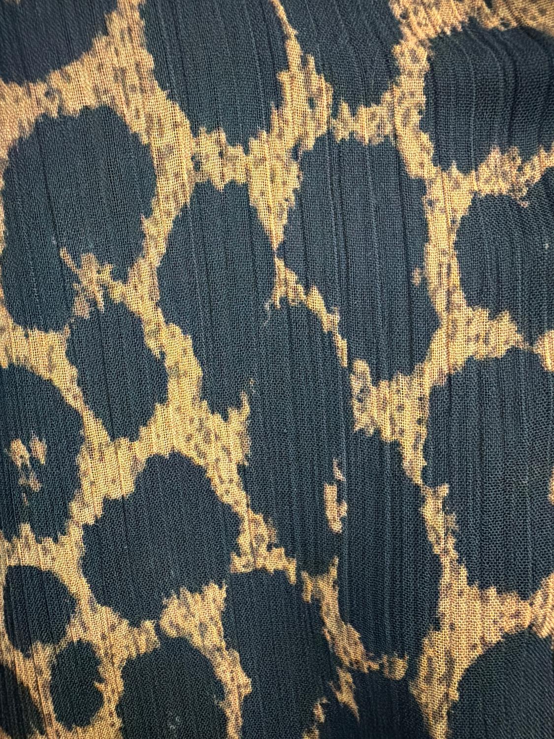 BELTED ANIMAL PRINT DRESS - Image 3