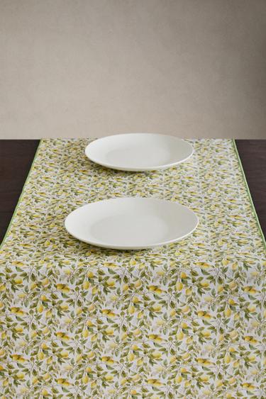 CHEMIN DE TABLE RÉSINE CITRONS - Verdâtre de Zara - Image 1