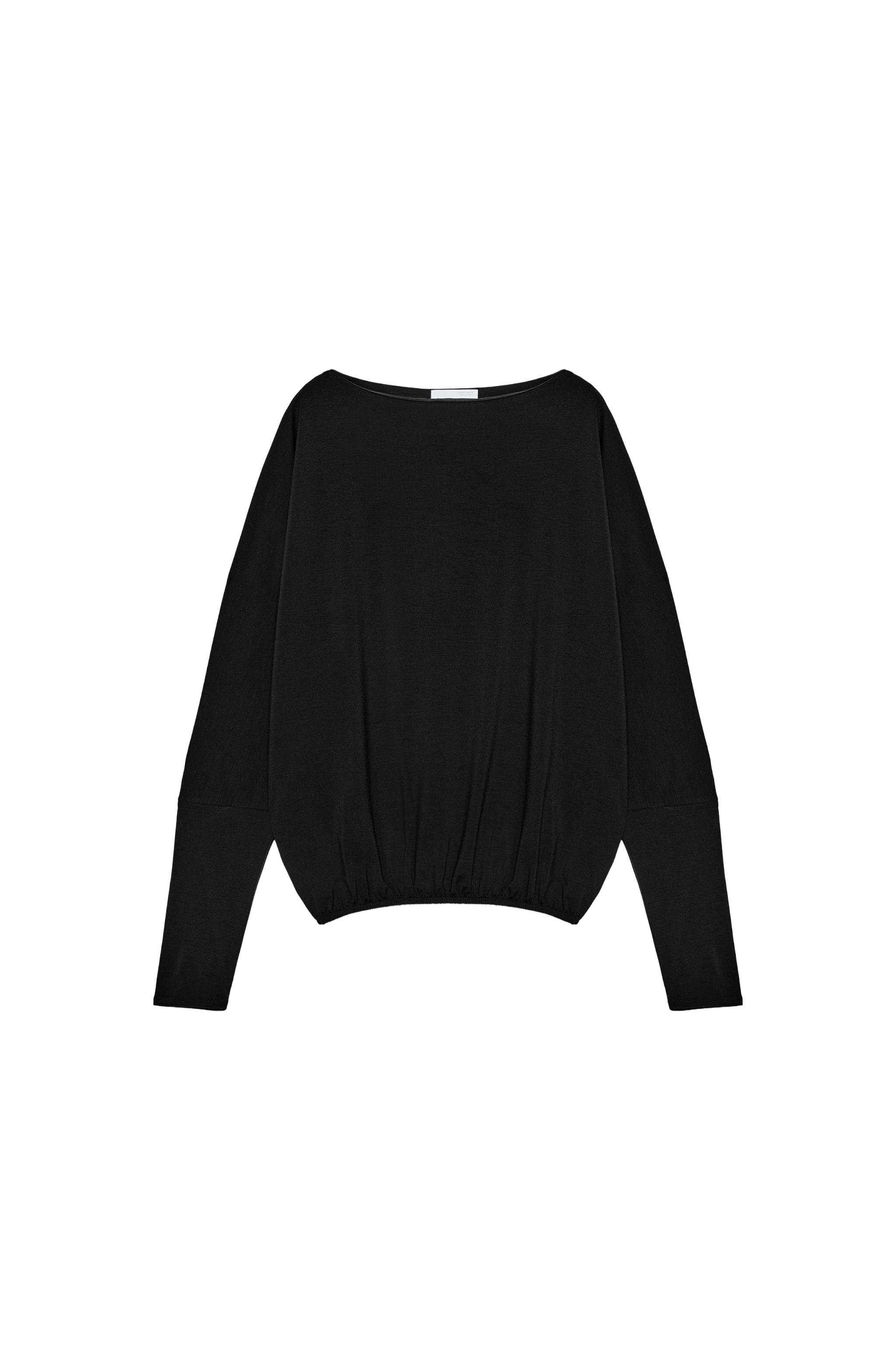 ELASTIC HEM T-SHIRT