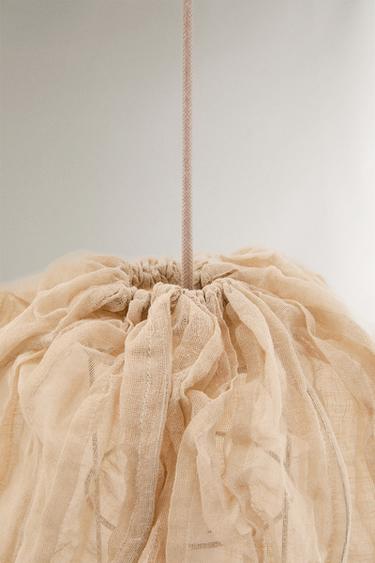 LINEN CEILING LAMP - Beige by Zara - Image 3