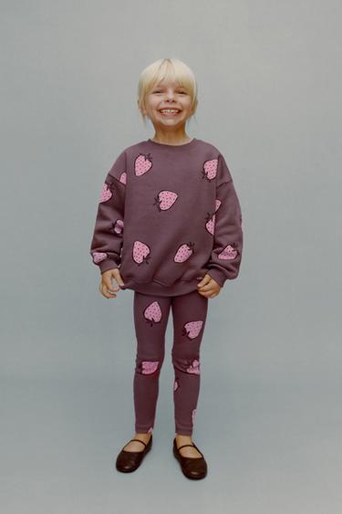 SWEATSHIRT MET PRINT - Granaat van Zara