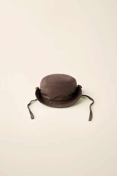 CREATED BY CARAMEL LONDON X ZARA BUCKET HAT - Brown by Zara