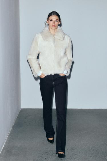 ДЖИНСЫ BOOTCUT С ВЫСОКОЙ ПОСАДКОЙ — ZW COLLECTION — СИНИЙ от Zara