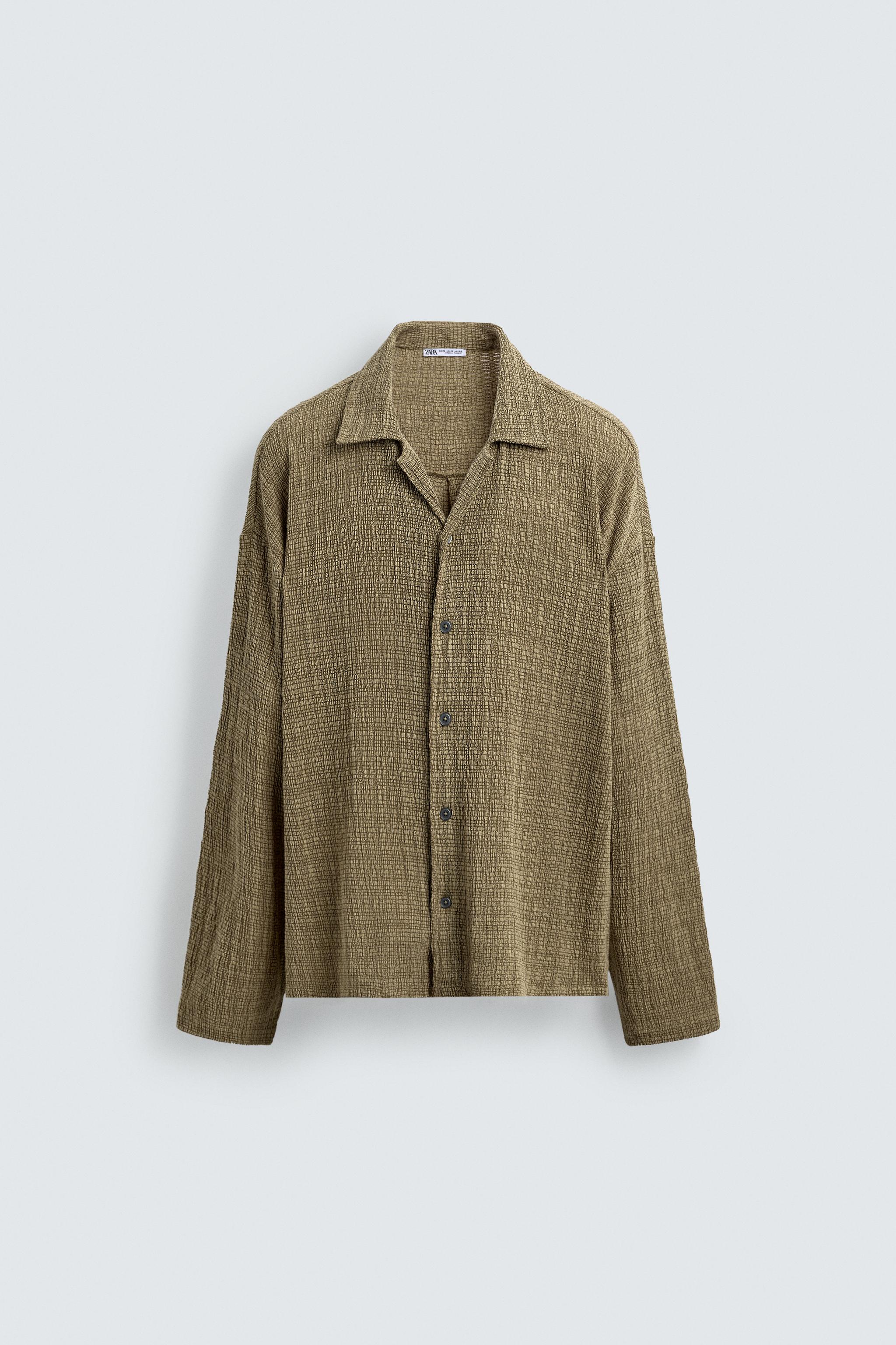 CHEMISE STRUCTURÉE EFFET FROISSÉ