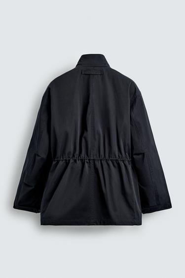 PARKA TECHNIQUE À POCHES - Bleu marine de Zara - Image 8