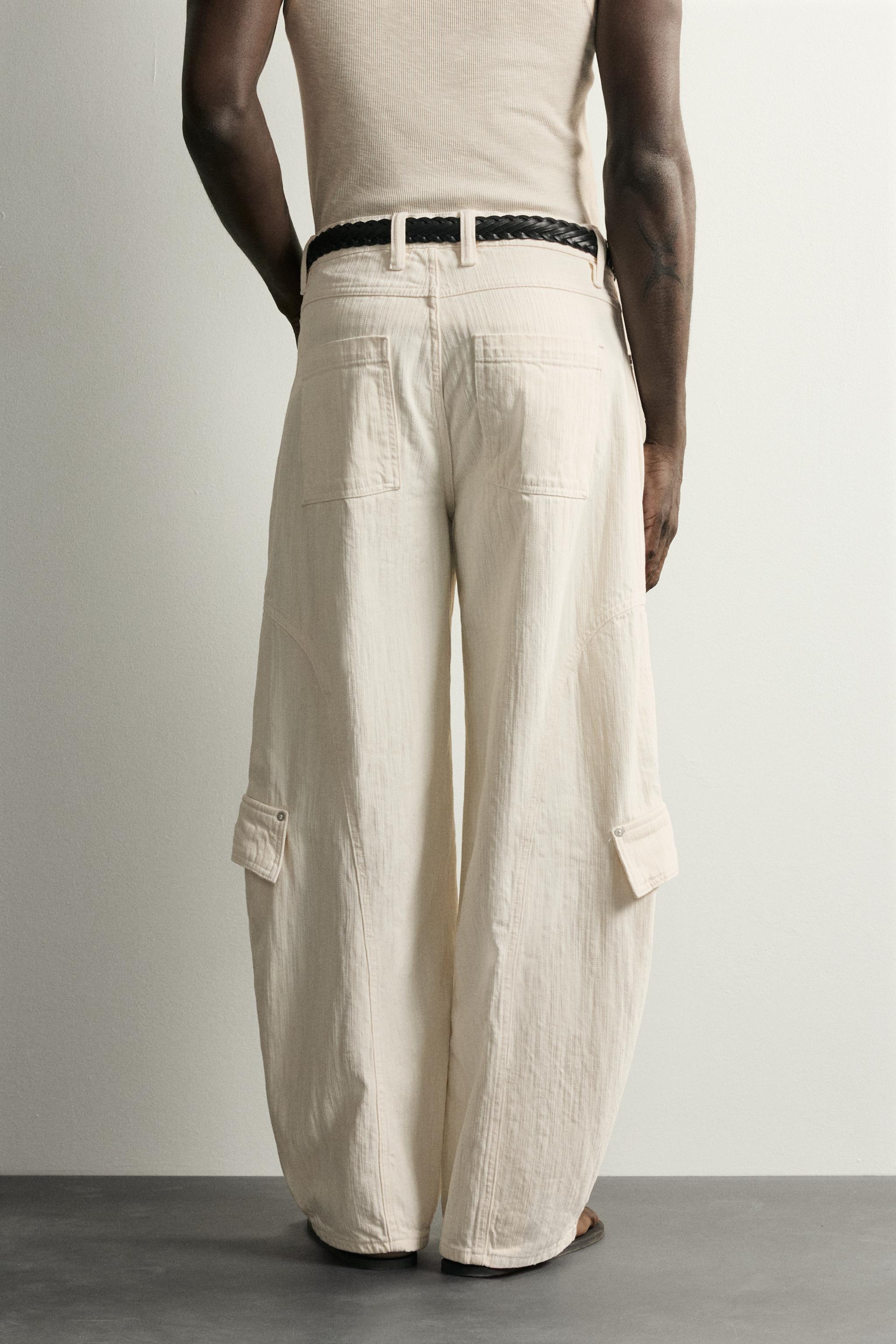 BALLOON FIT CARGO JEANS