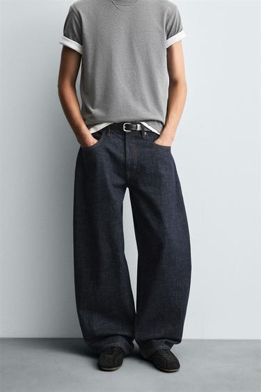 BALLOON FIT JEANS - Blue by Zara