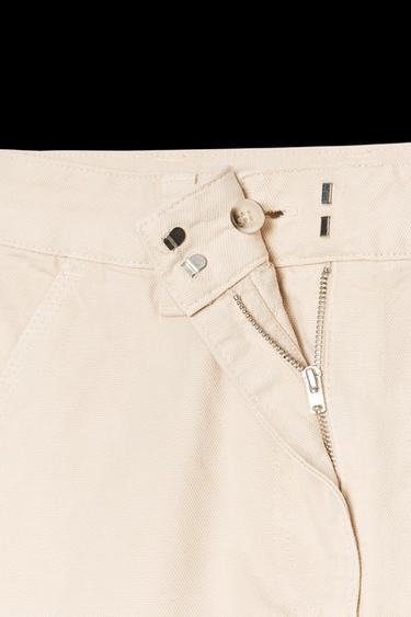 Zara BALLOON PANTS ZW COLLECTION - Light camel