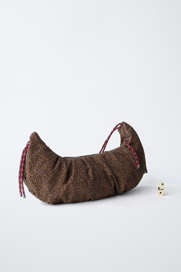 BOLSA DE HOMBRO DE NYLON CON ESTAMPADO ANIMAL 6