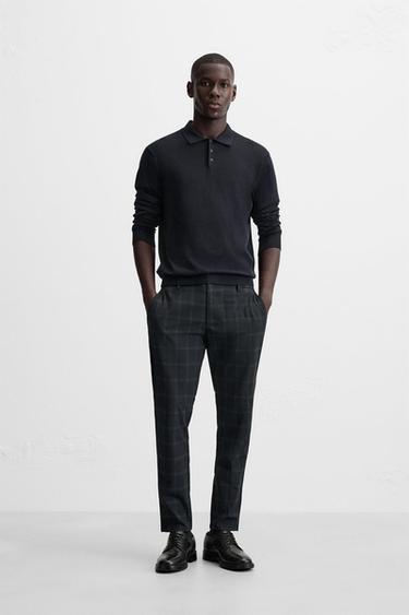 CALÇA SLIM FIT CONFORT - Azul da Zara - Imagem 0