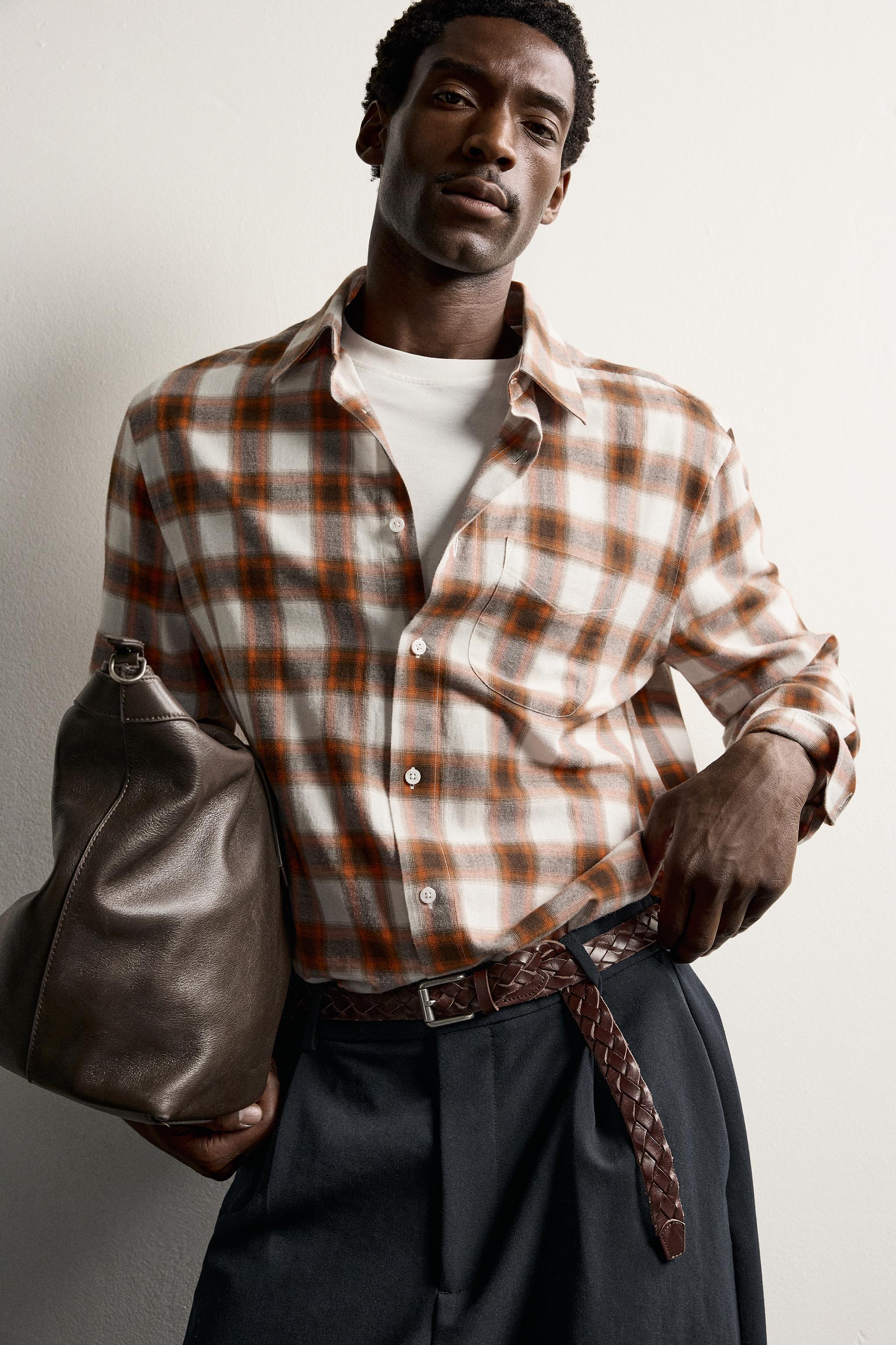 REGULAR FIT PLAID SHIRT