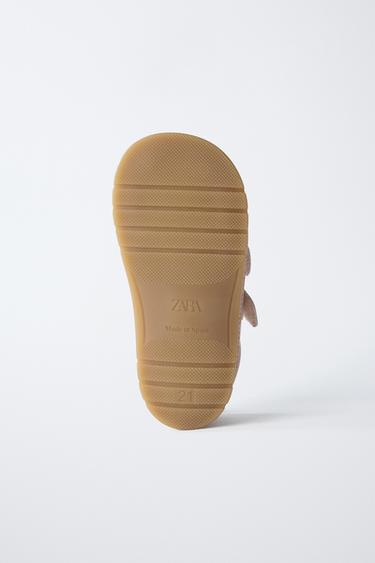 LEATHER STRAP BAREFOOT PLIMSOLLS - Pink by Zara - Image 6