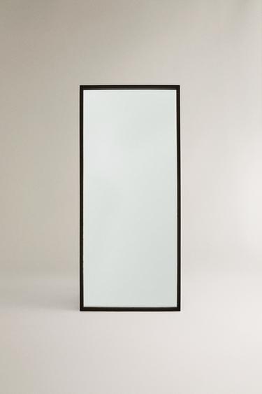 WOODEN FRAME MIRROR - Brown by Zara