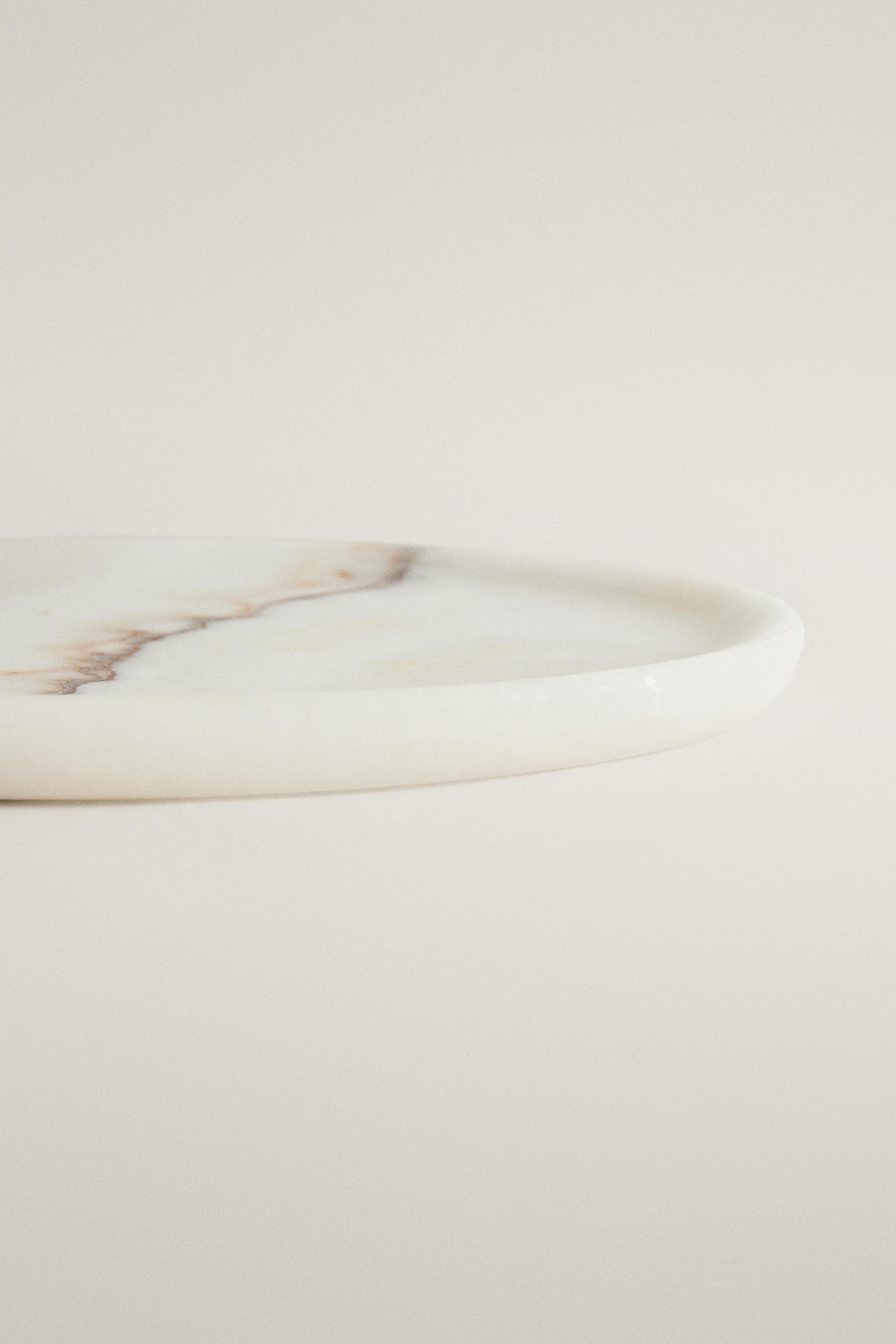 OVAL ALABASTER TRAY