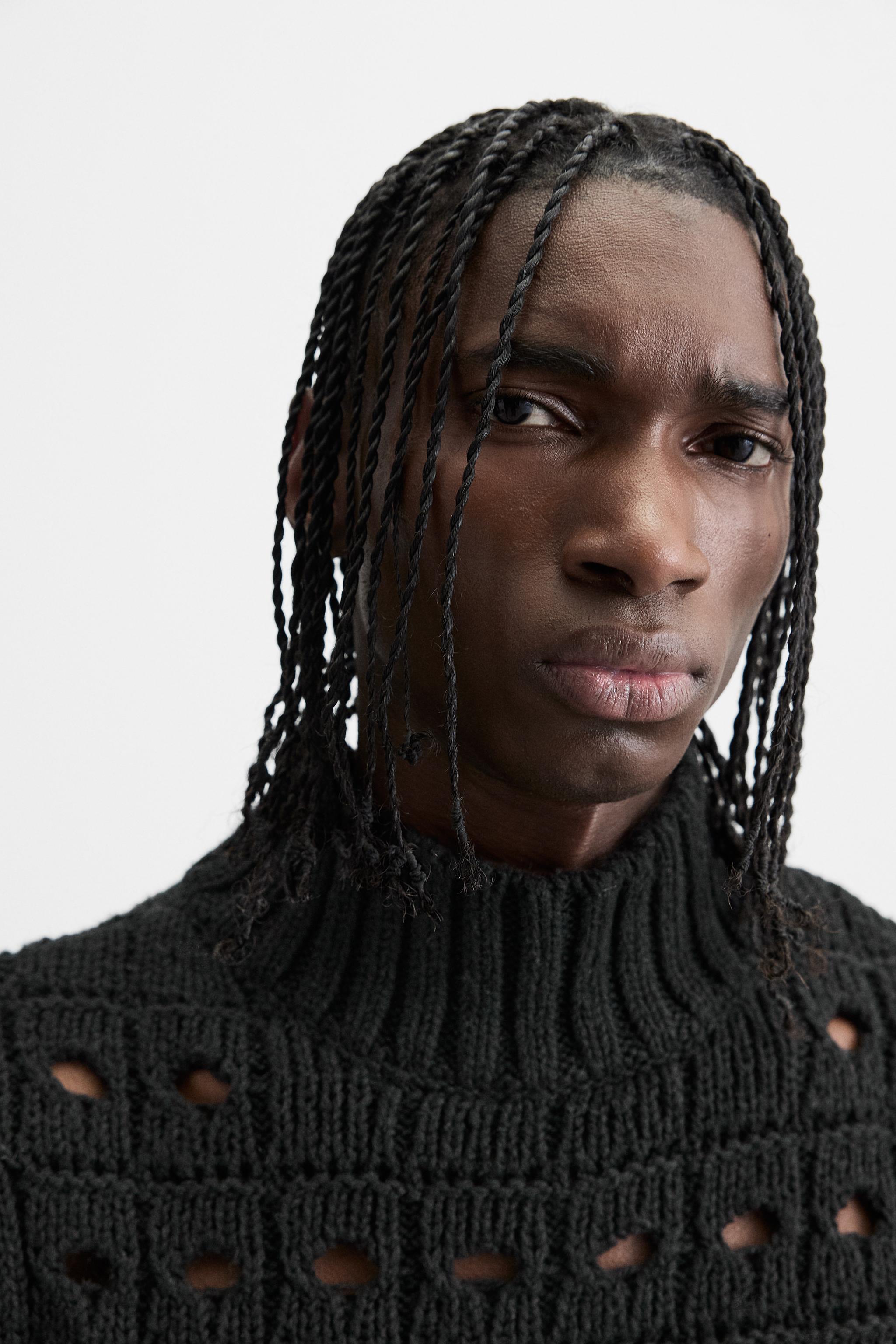 【ZARA】グレイニーテクスチャー ベスト - LIMITED EDITION グレイニーテクスチャー ベスト - LIMITED EDITION - ブラック